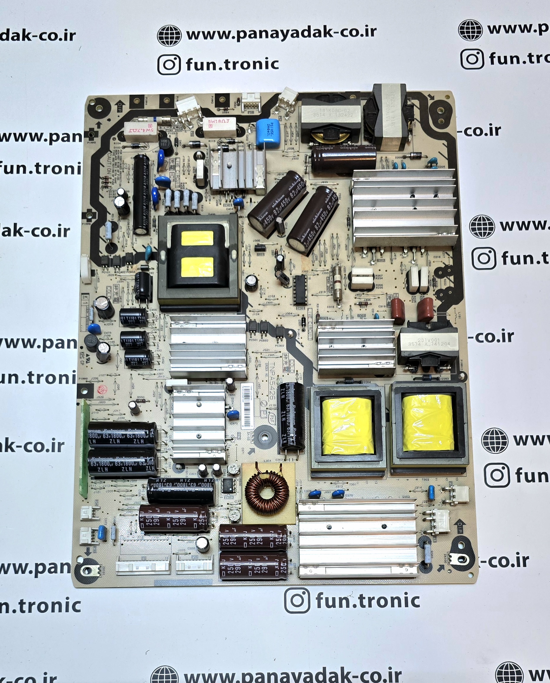 برد تغذیه پاور تلویزیون پاناسونیک مدل TH-P50VT30 برد تغذیه پاور تلویزیون پاناسونیک مدل TH-P50VT30