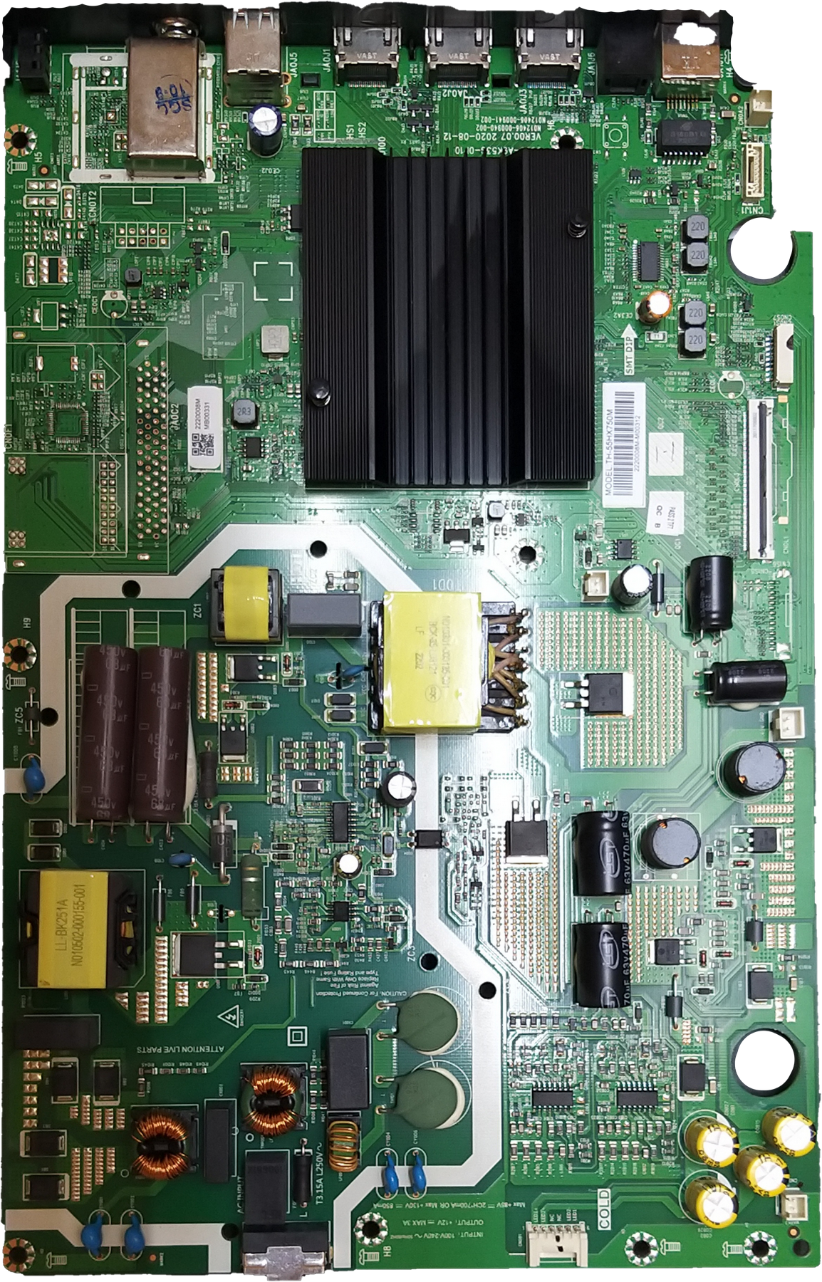 مین برد تلویزیون پاناسونیک مدل TH-55HX750M مین برد تلویزیون پاناسونیک مدل TH-55HX750M